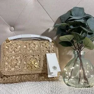 TORY BURCH 143696 289 WILLA CROCHET SMALL SHOULDER BAG(新品) TORY BURCH 143696 289 WILLA CROCHET SMALL SHOULDER BAG(新品